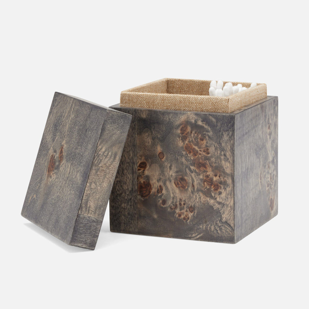 Bern, Ash Gray, Canister, Square Straight, Mappa Burl