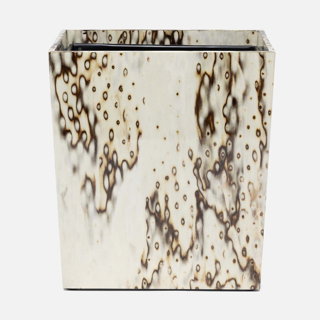 Bisbee, Maple, Wastebasket, Rectangular Tapered, Birdseye Burl Veneer