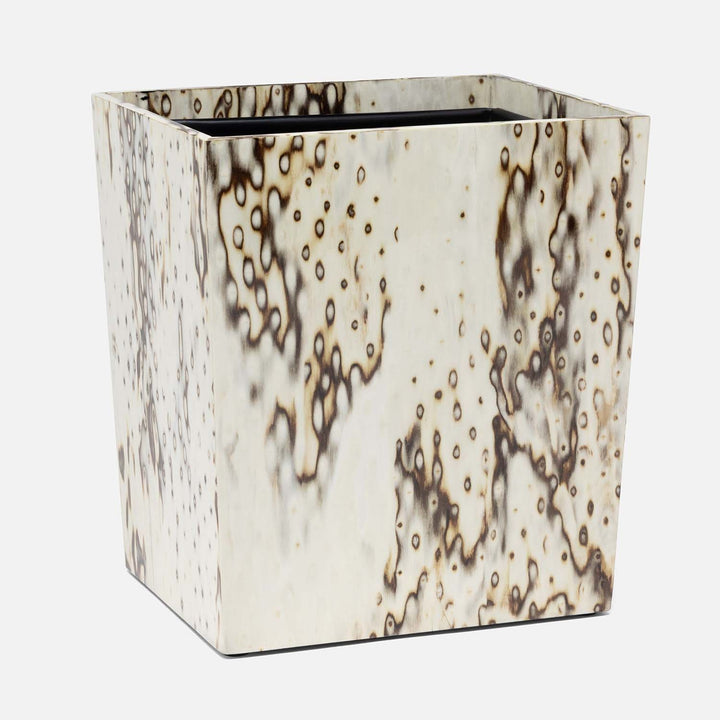 Bisbee, Maple, Wastebasket, Rectangular Tapered, Birdseye Burl Veneer