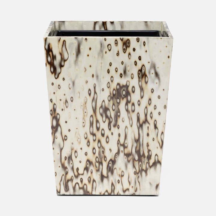 Bisbee, Maple, Wastebasket, Square Tapered, Birdseye Burl Veneer