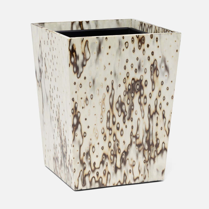 Bisbee, Maple, Wastebasket, Square Tapered, Birdseye Burl Veneer