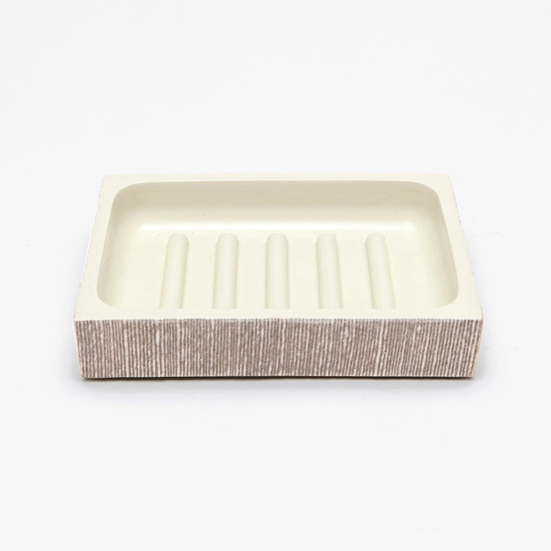 Bruges, Sand, Soap Dish, Rectangular Straight, Faux Silk