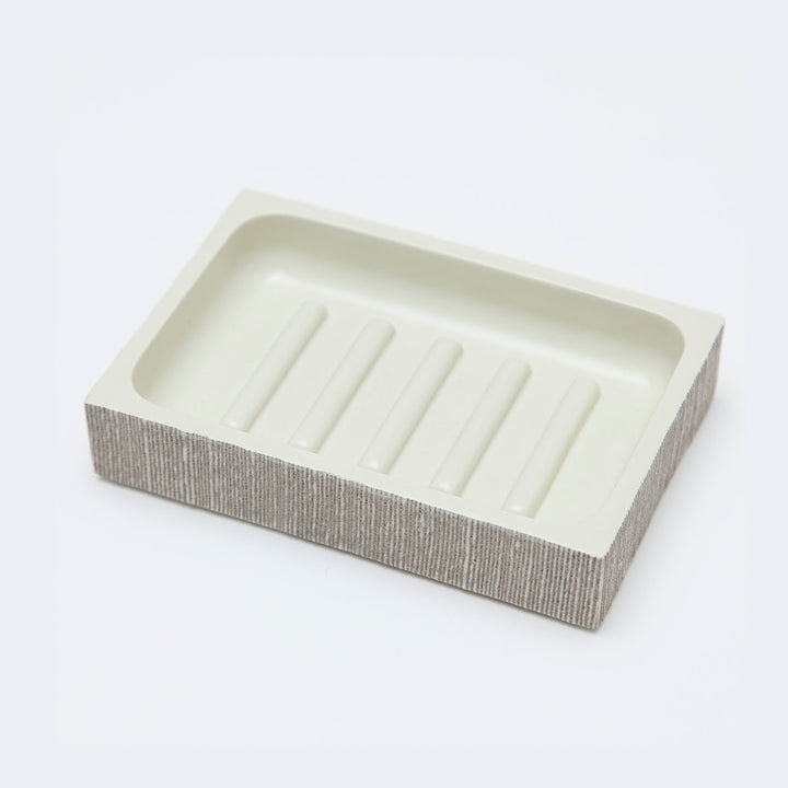Bruges, Sand, Soap Dish, Rectangular Straight, Faux Silk