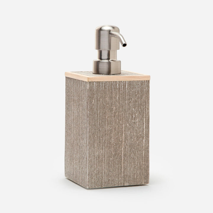 Bruges, Sand, Soap Pump, Square Straight, Faux Silk
