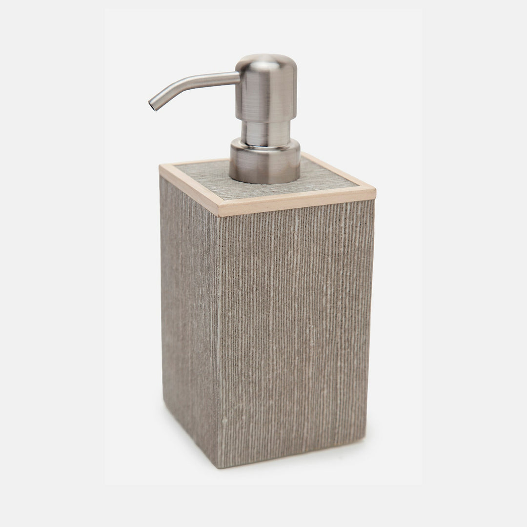 Bruges, Sand, Soap Pump, Square Straight, Faux Silk