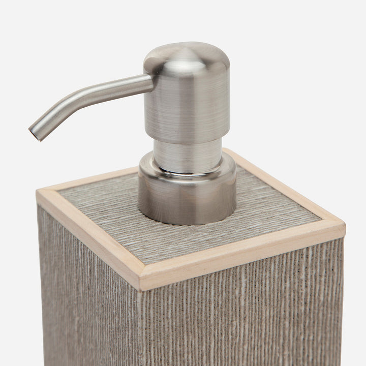 Bruges, Sand, Soap Pump, Square Straight, Faux Silk