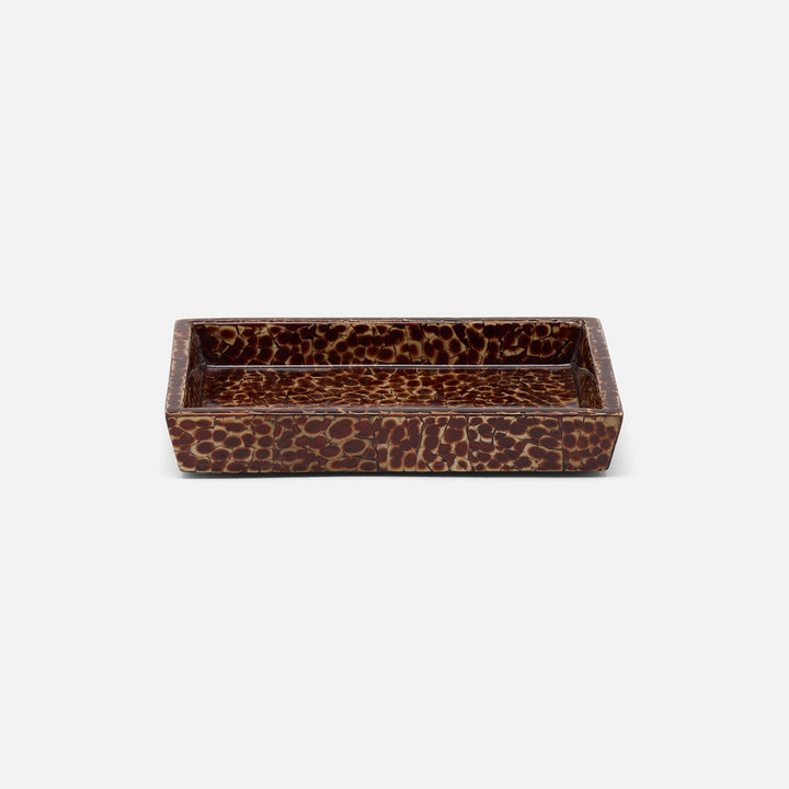 Callas, Burnt Sienna, Soap Dish, Rectangular Straight, Lacquered Eggshell