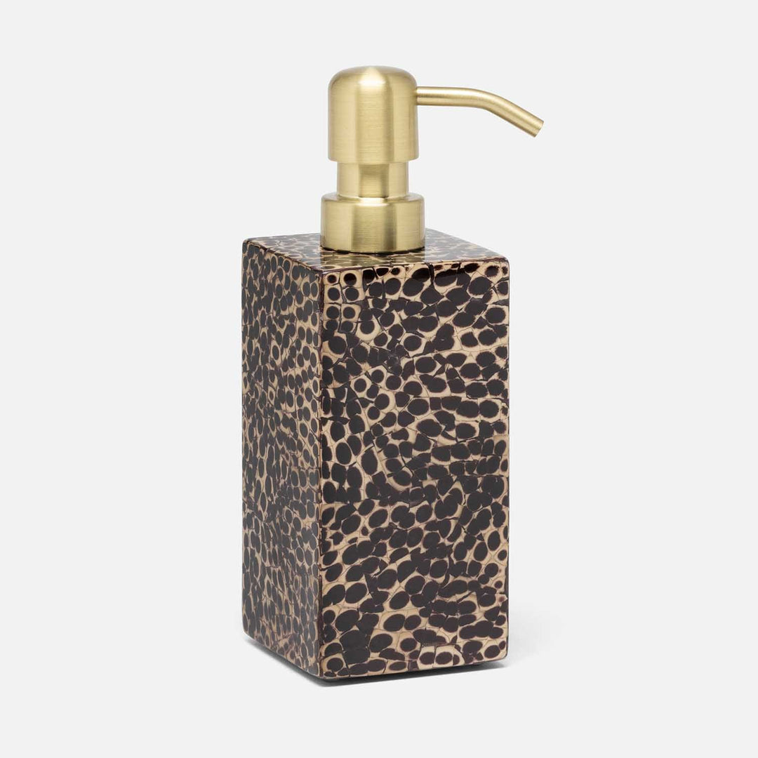 Callas, Deep Bronze, Soap Pump, Square Straight, Lacquered Eggshell