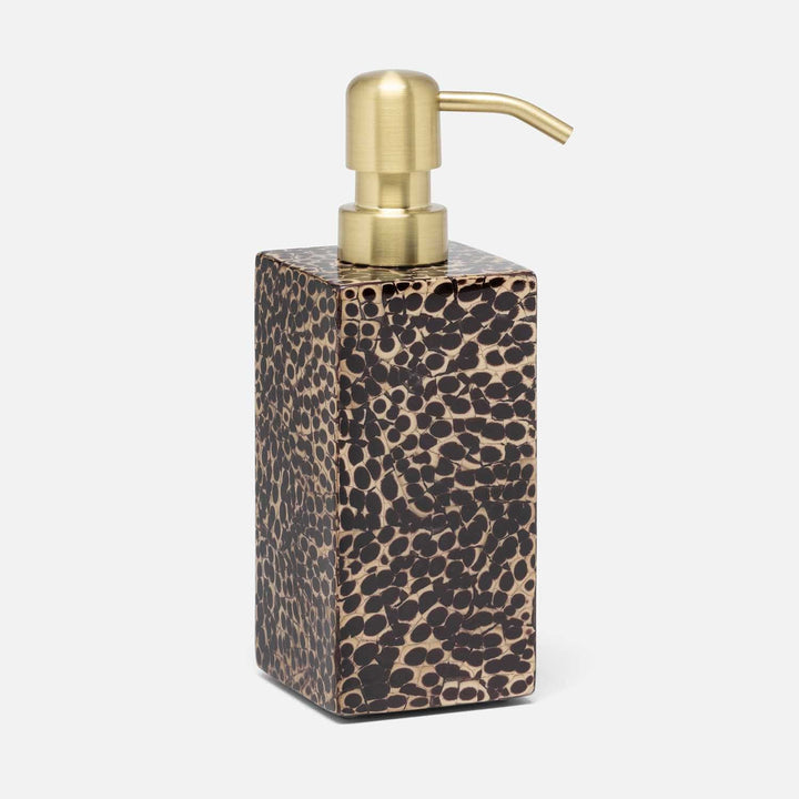 Callas, Deep Bronze, Soap Pump, Square Straight, Lacquered Eggshell