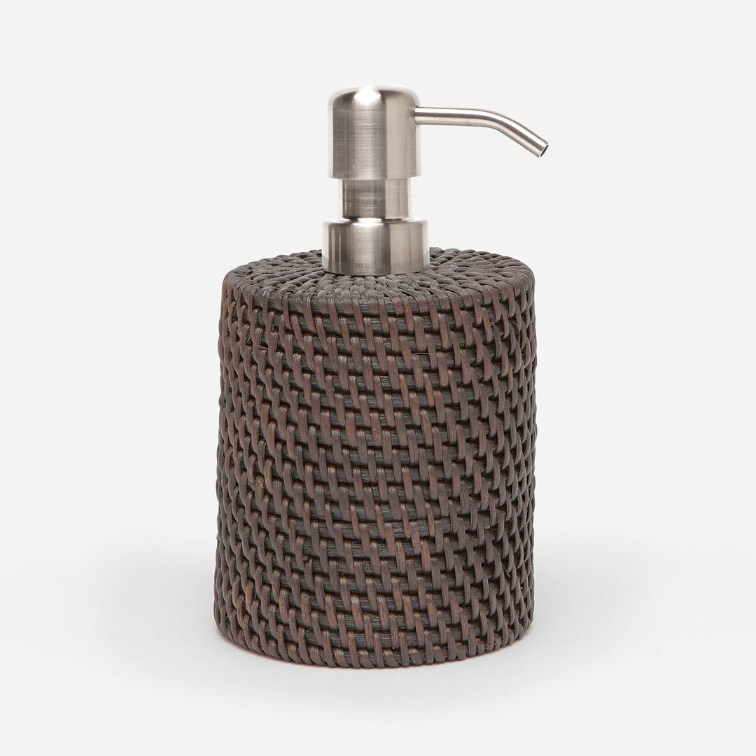 Dalton, Coffee, Soap Pump, Round, Rattan