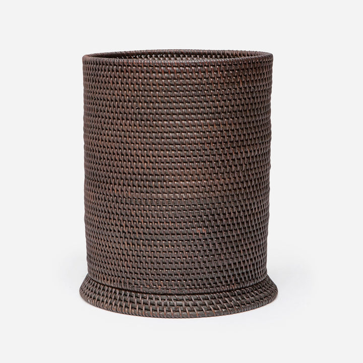 Dalton, Coffee, Wastebasket, Round, Rattan