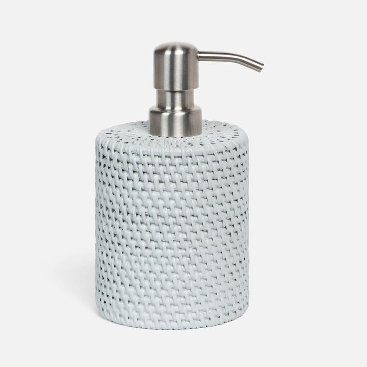 Dalton, Light Gray, Soap Pump, Round Rattan