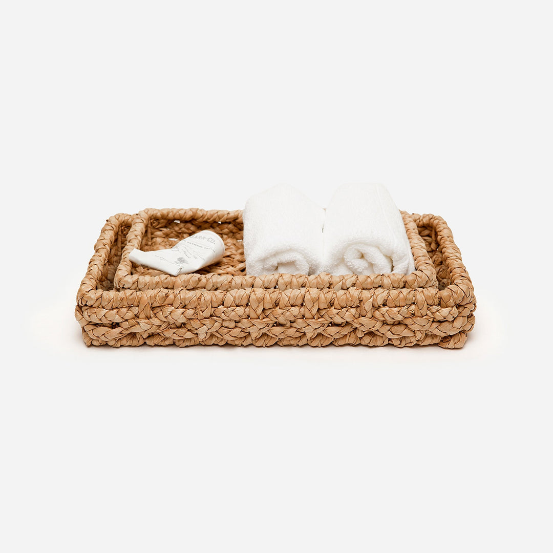 Destin, Braided, Nested Trays, Rt, Seagrass, S/2