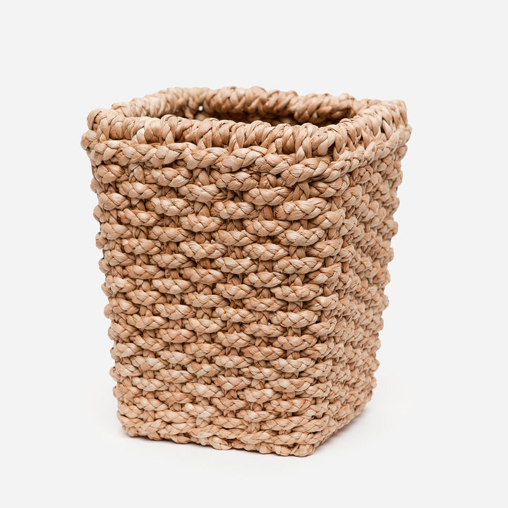 Destin, Wastebasket, Square Straight, Seagrass