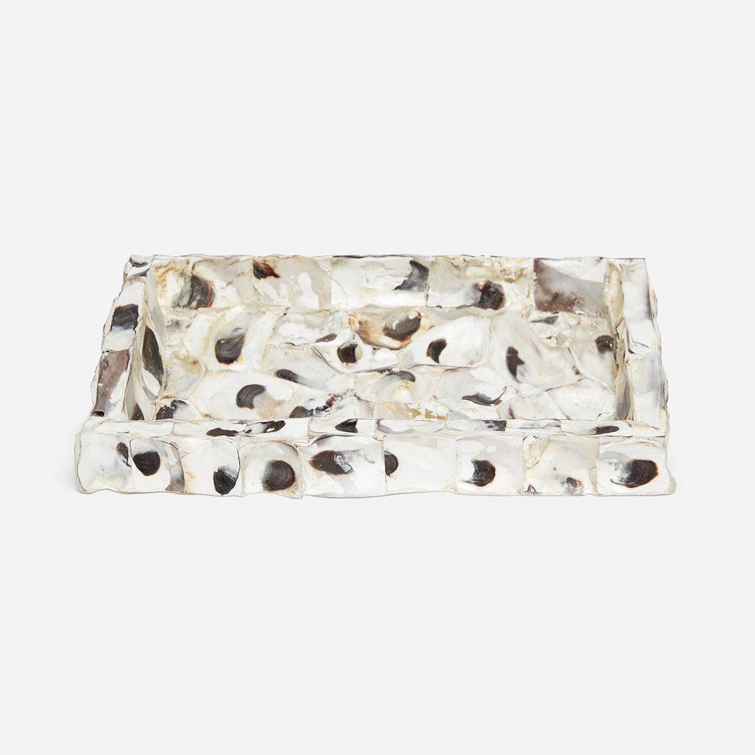 Enna, Natural Oyster, Tray, Rectangular Straight, Large, Shell
