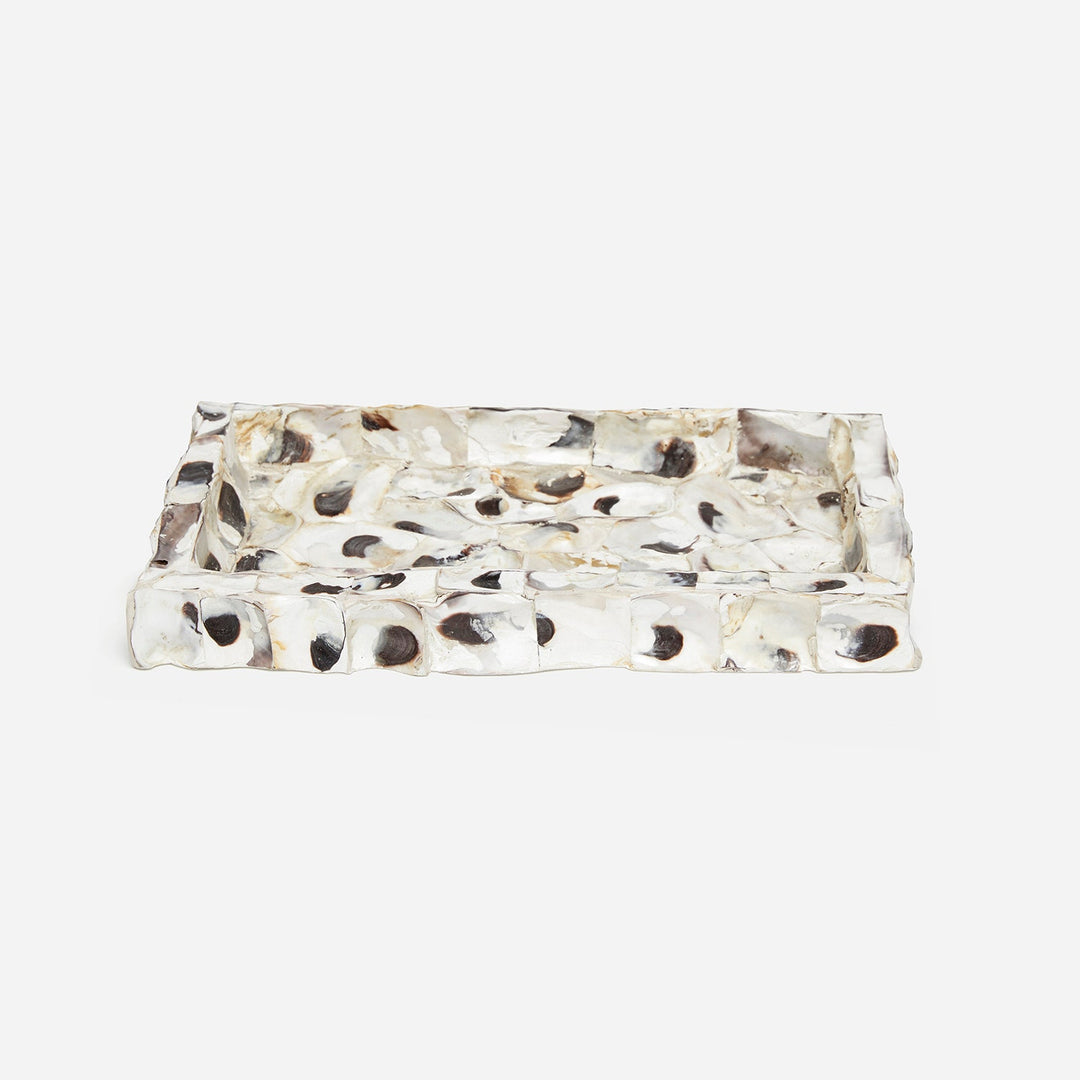 Enna, Natural Oyster, Tray, Rectangular Straight, Small, Shell