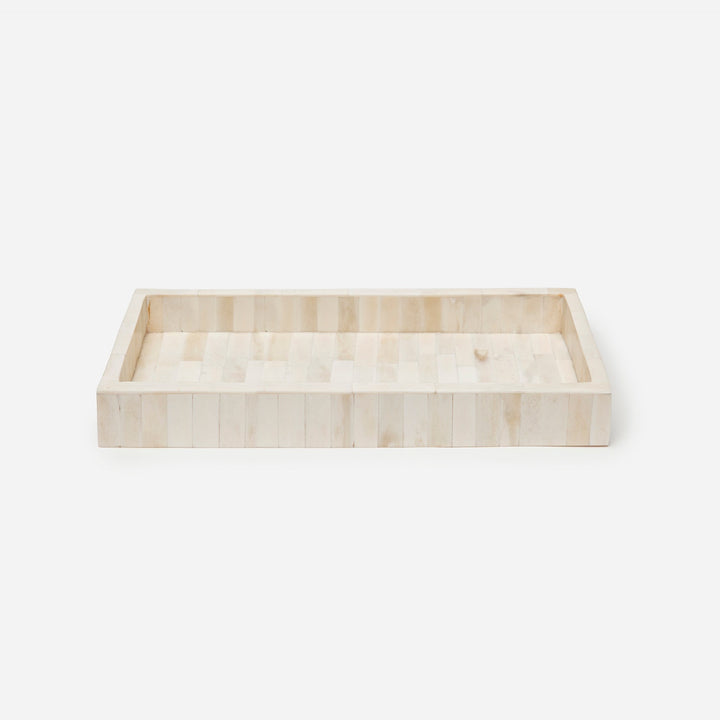 Gaya, Natural, Tray Large, Rectangular Straight, Bone
