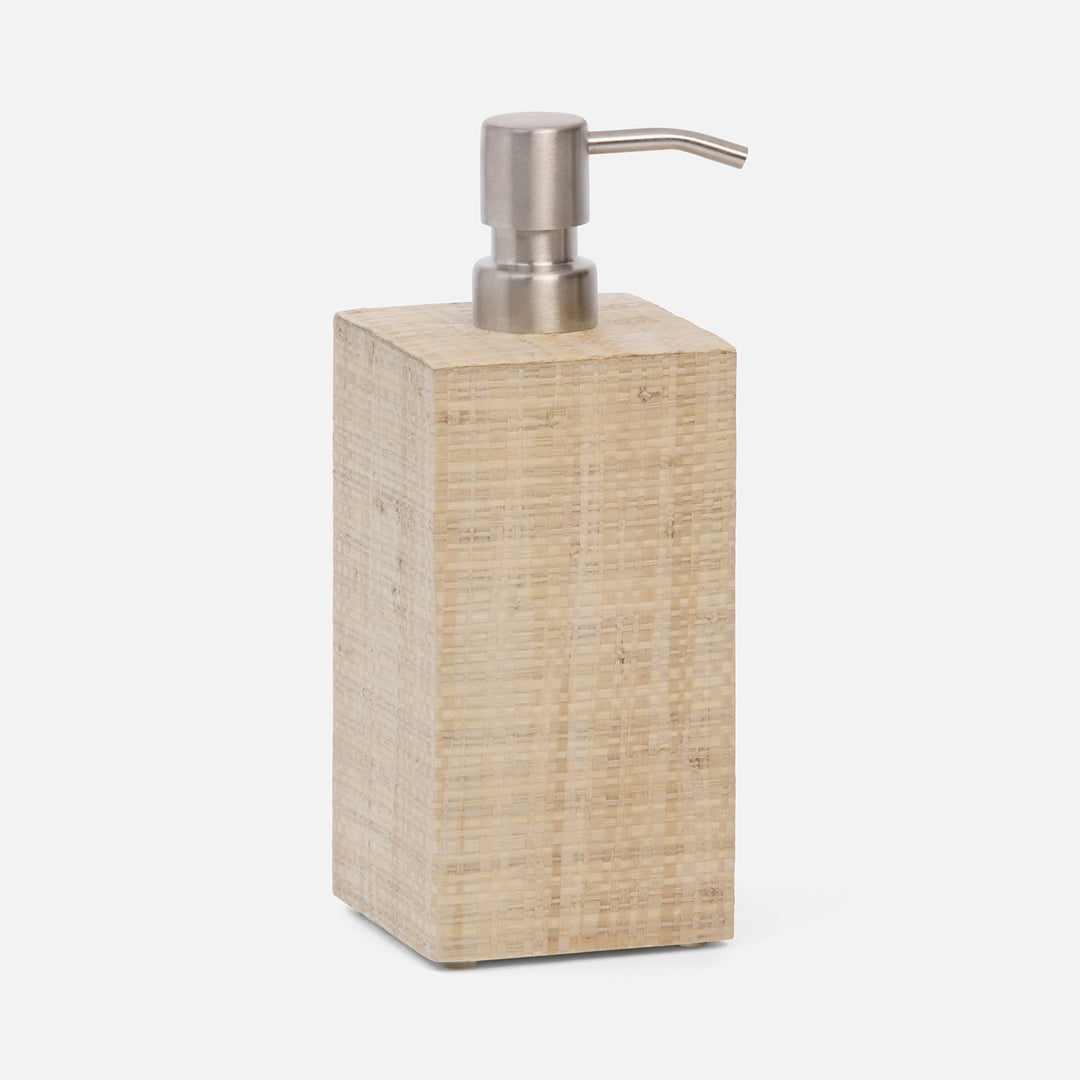 Ghent, Natural, Soap Pump, Xl, Square Straight, Bagor Grass