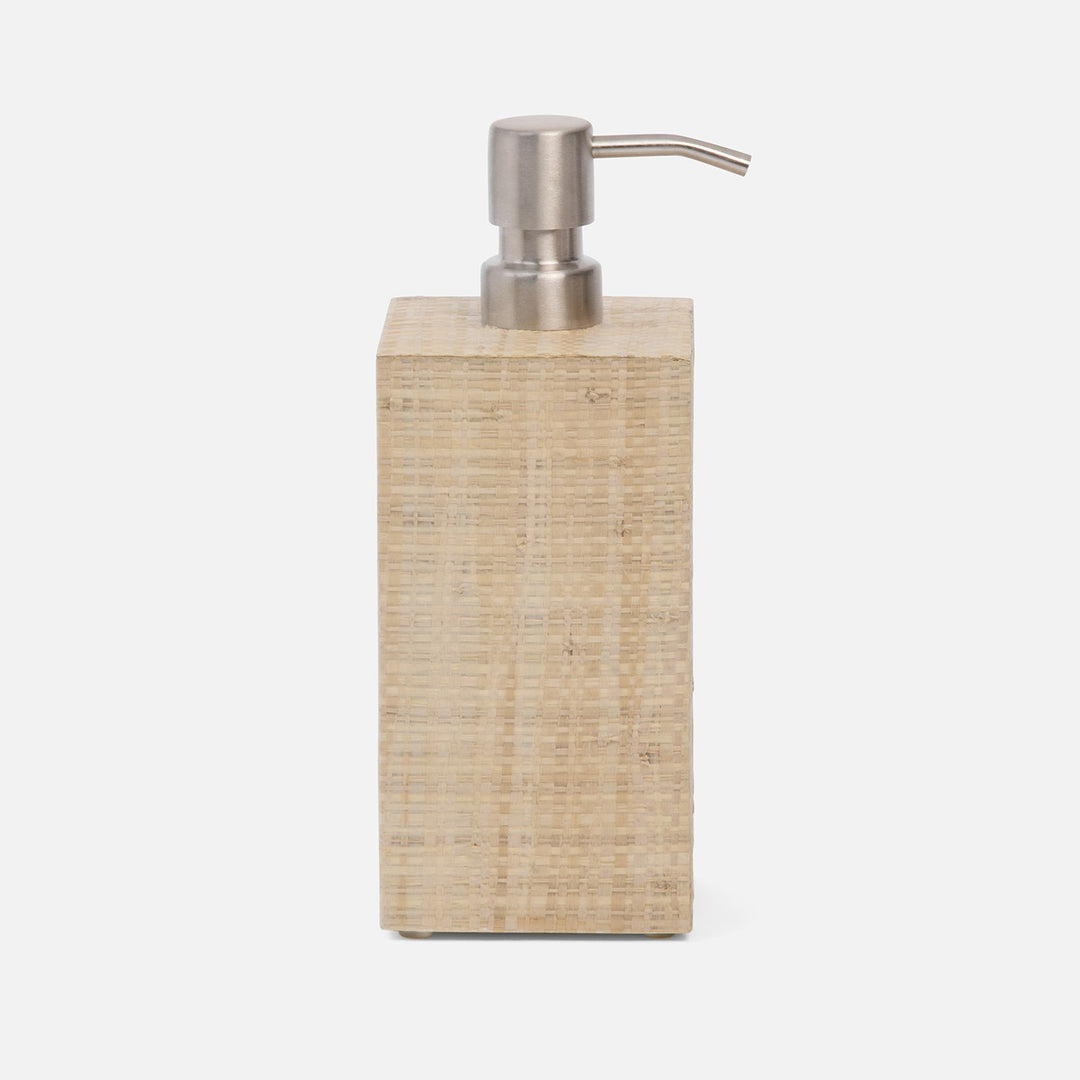 Ghent, Natural, Soap Pump, Xl, Square Straight, Bagor Grass
