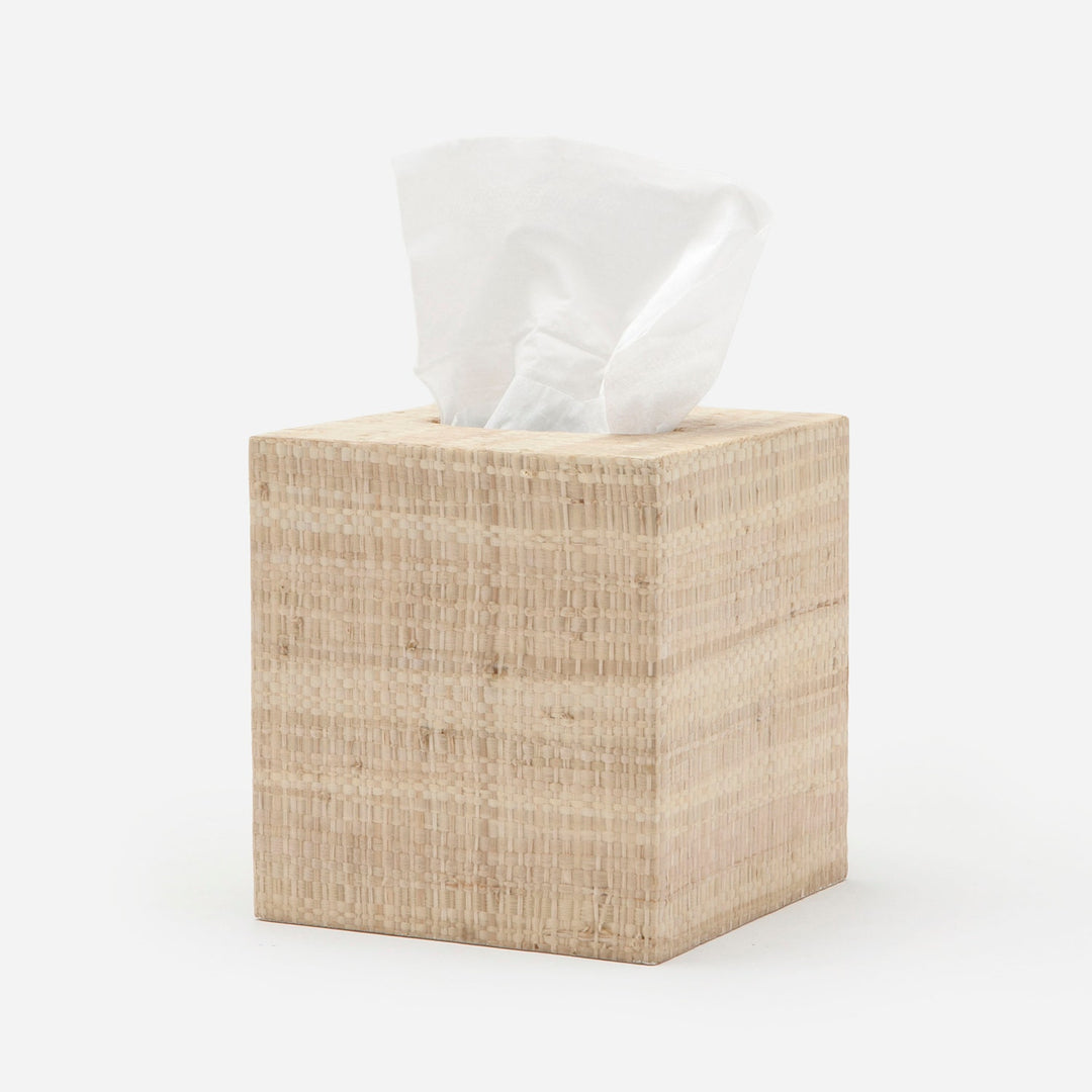 Ghent, Natural, Tissue Box, Square Straight, Bagor Grass