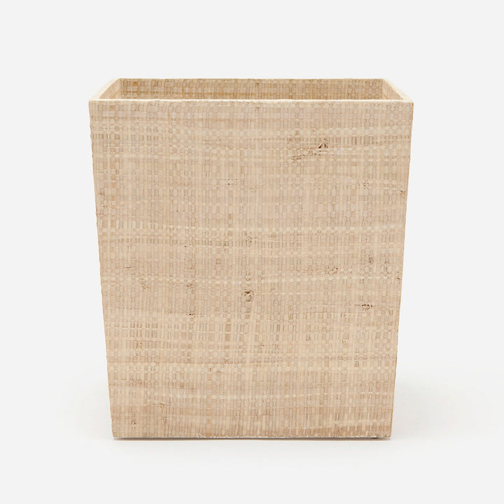 Ghent, Natural, Wastebasket, Rectangular Tapered, Bagor Grass