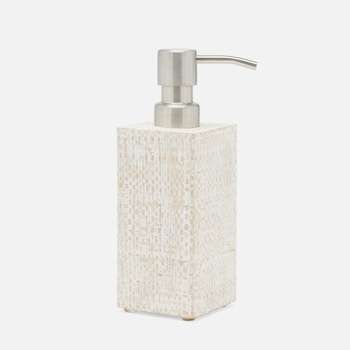 Ghent, Whitewashed, Soap Pump, Square Straight, Bagor Grass
