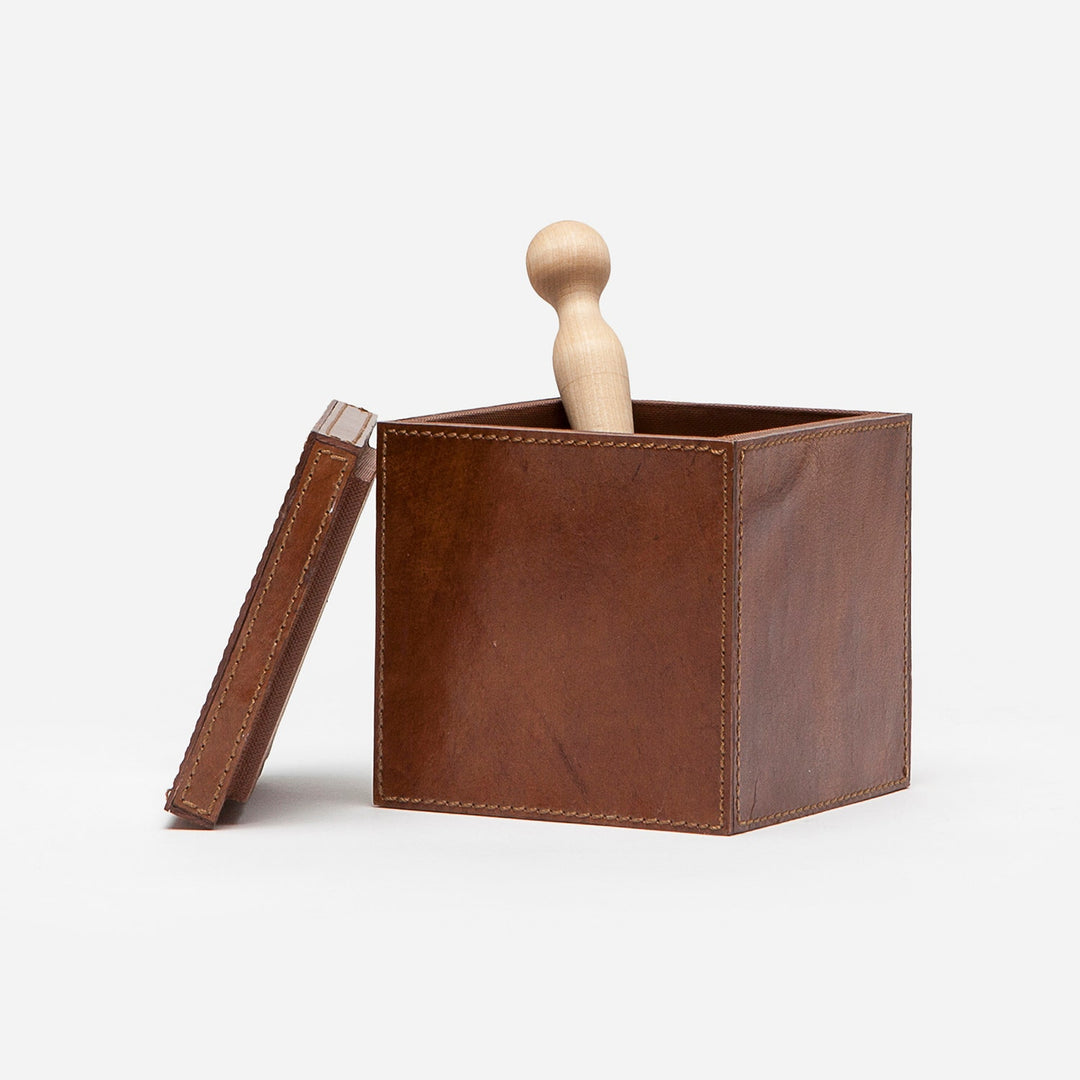 Hampton, Tobacco, Canister, Square Straight, Full Grain Leather