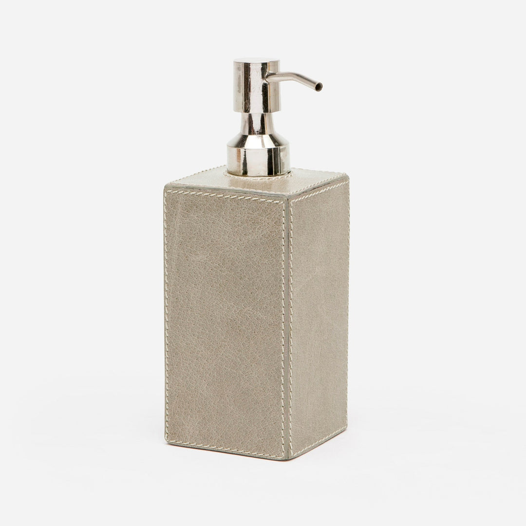 Hampton, Storm, Soap Pump, Square Straight, Full Grain Leather