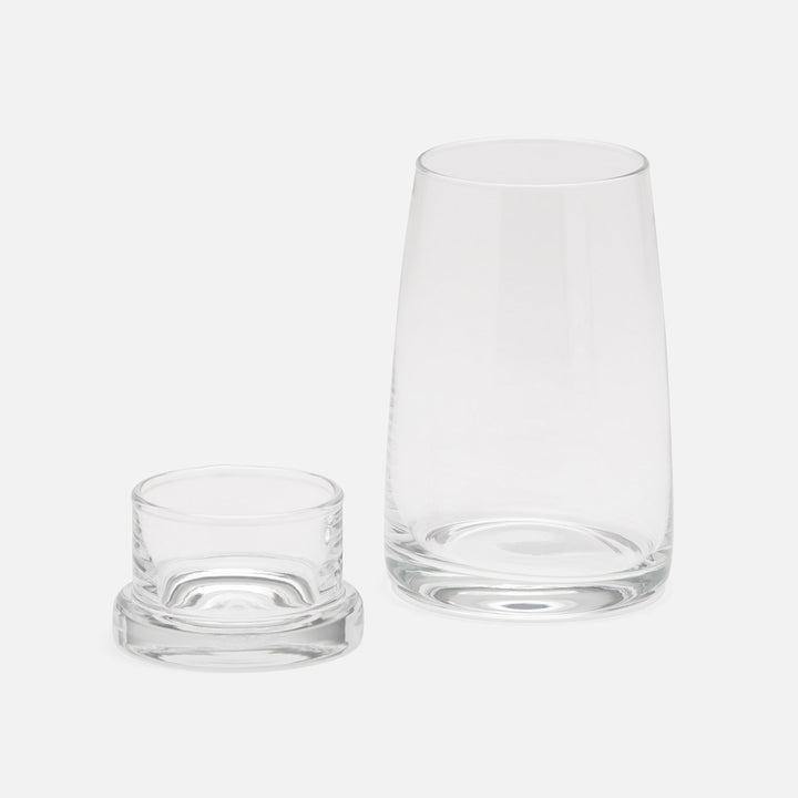 Hawley, Clear, Carafe, Hand Blown Glass