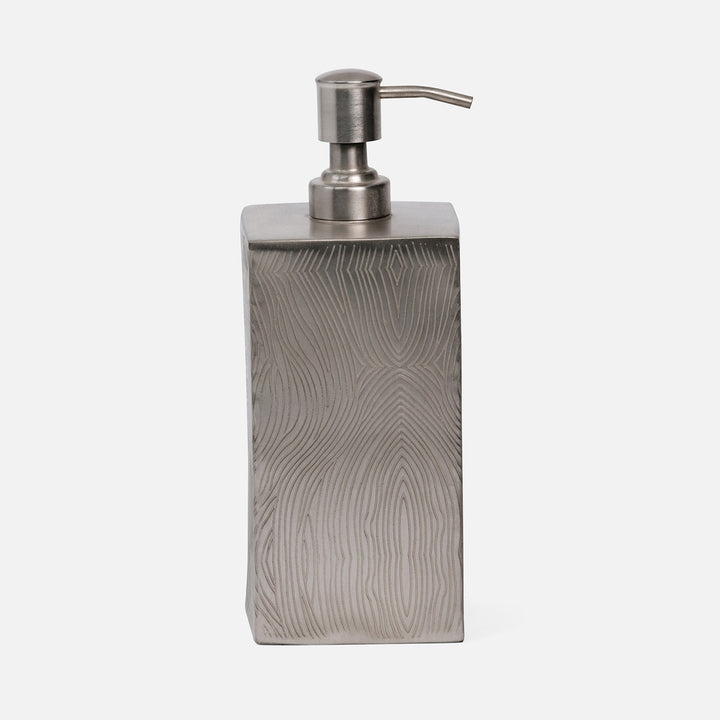 Humbolt, Black Nickel, Soap Pump, Xl, Ridged Metal