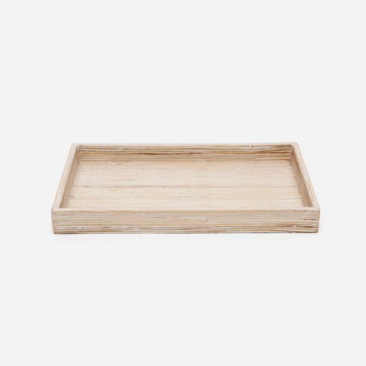 Kona, Bleached, Nested Trays, Rectangular Straight, Rattan, S/2
