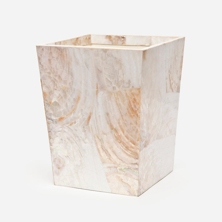 Lugano, Kabibe, Wastbasket, Square Tapered, Shell