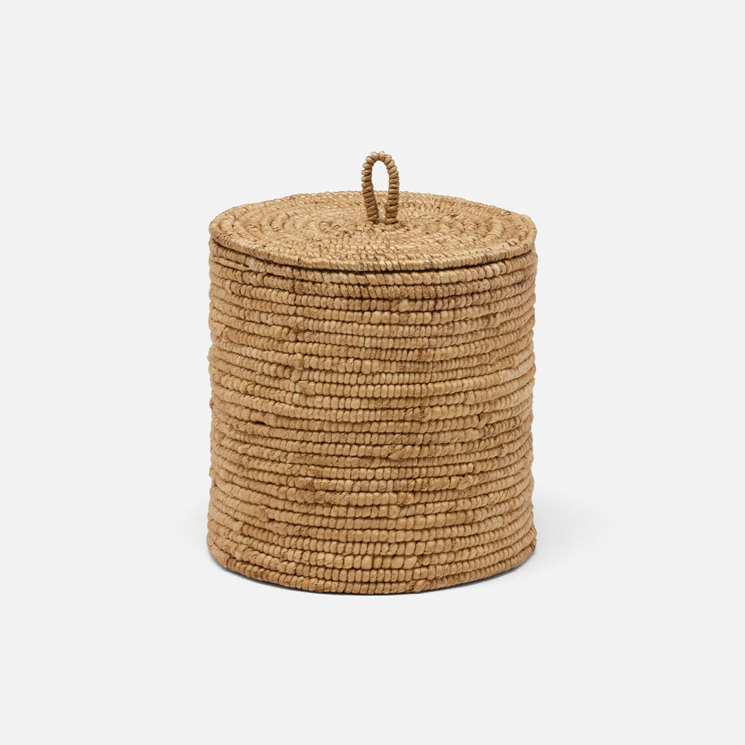 Magnolia, Natural, Single Toilet Paper Holder, Round, Abaca, Pack/2