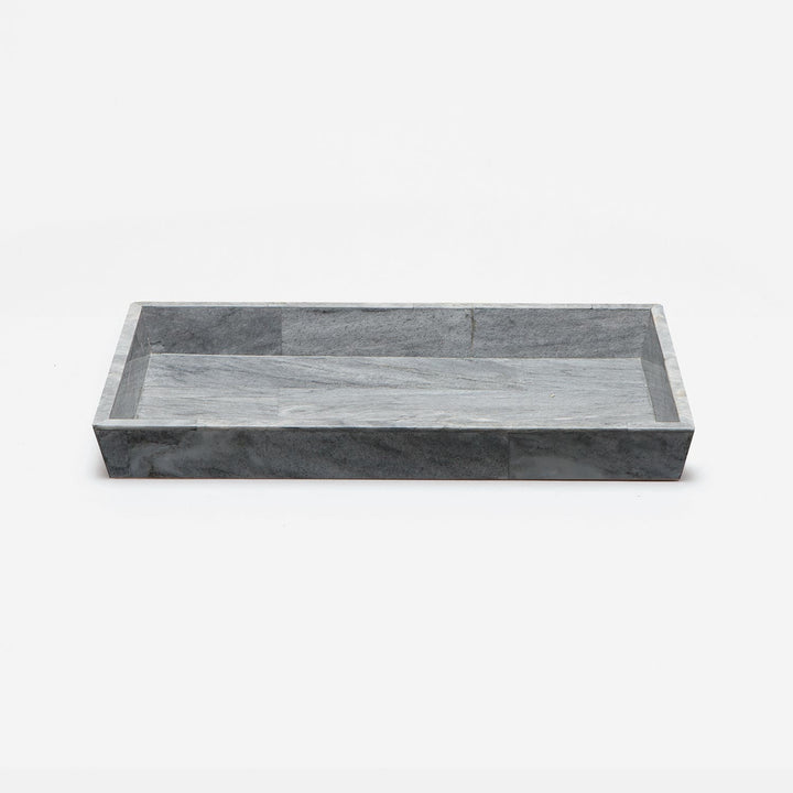 Milan, Gray, Medium Tray, Rectangular Tapered,Romblon Stone