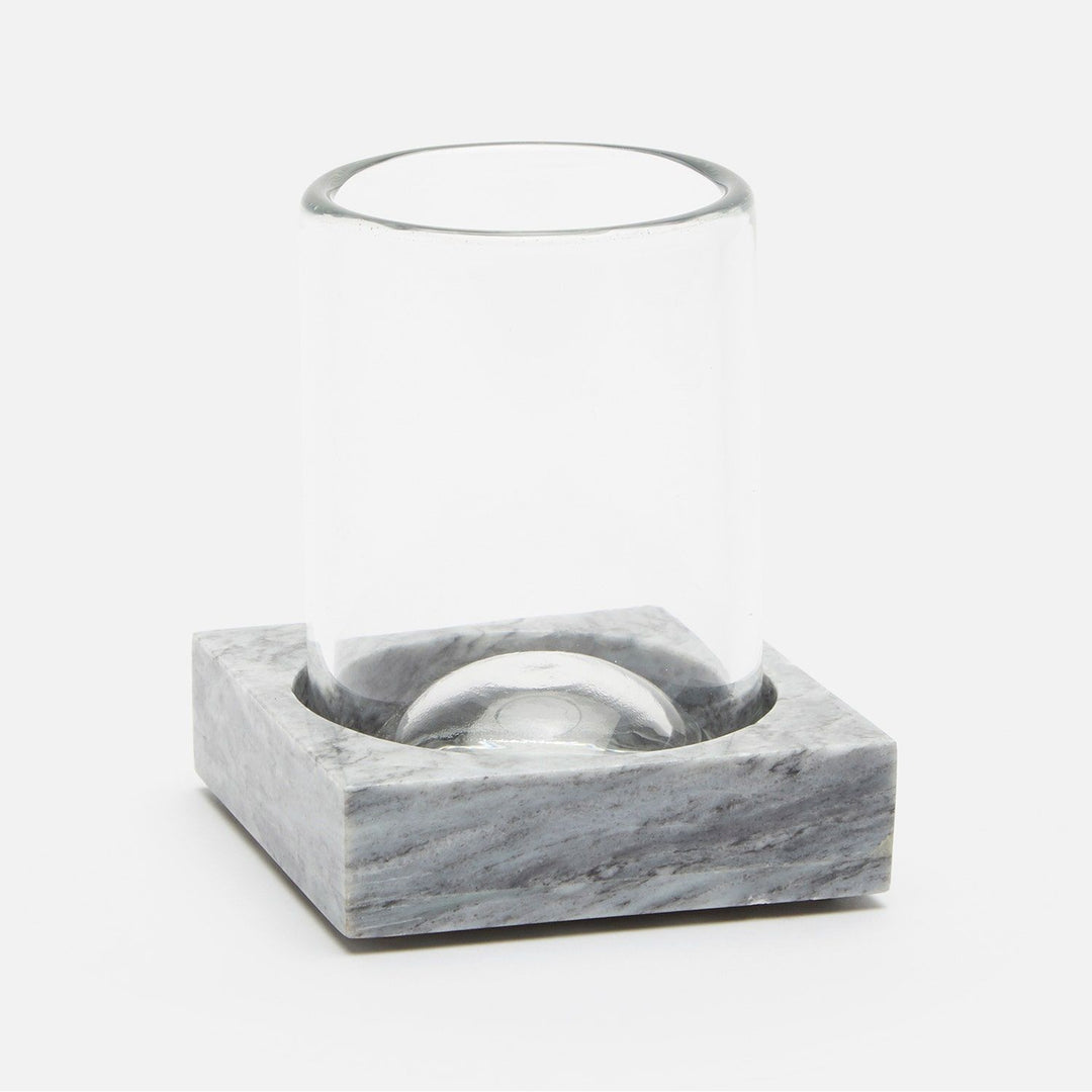 Milan, Gray, Tumbler Set, Square Straight, Romblon Stone, M/2