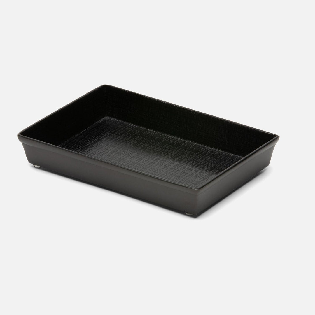 Remy, Antique Dark Nickel, Soap Dish, Rectangular Straight, Textured Stainless Steel