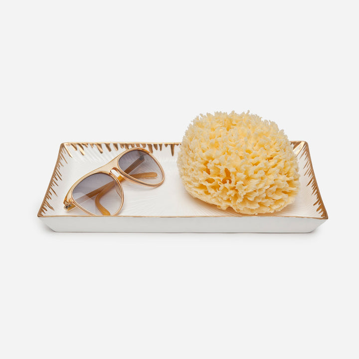 Rio, Gold Trim, Tray, Glazed, Porcelain, M/2