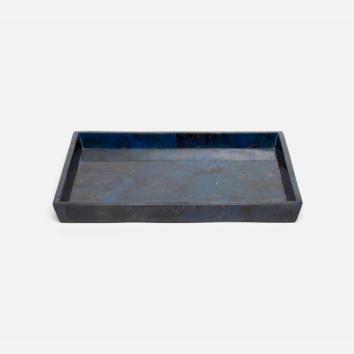 Santorini, Dark Blue, Tray, Large, Rectangular Tapered, Pen Shell
