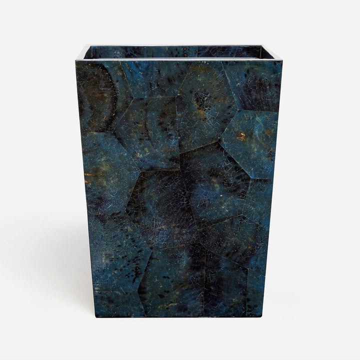 Santorini, Dark Blue, Wastebasket, Square Tapered, Pen Shell