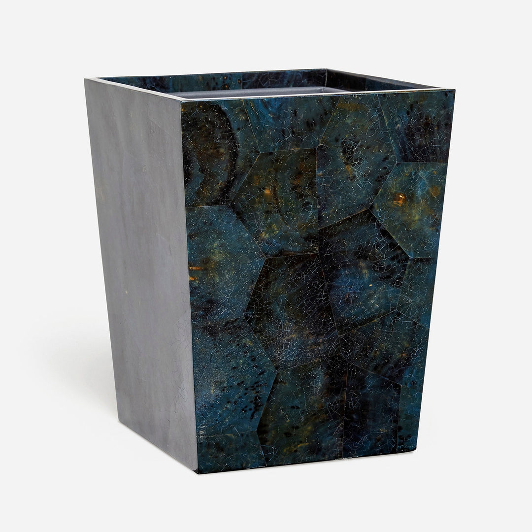 Santorini, Dark Blue, Wastebasket, Square Tapered, Pen Shell
