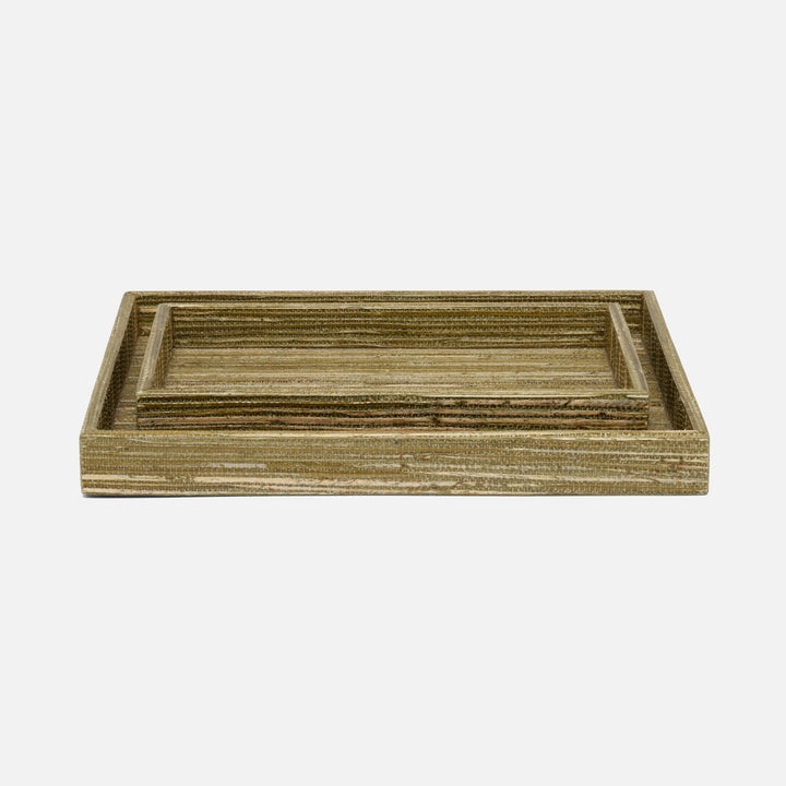 Sumter, Olive, Tray, Rectangular Straight, Small, Hemp