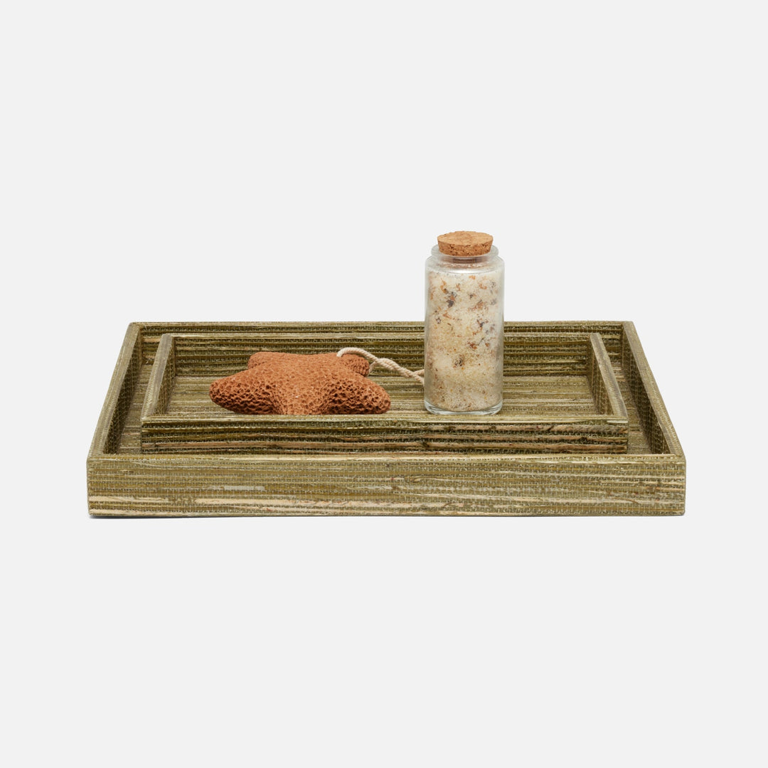 Sumter, Olive, Tray, Rectangular Straight, Small, Hemp