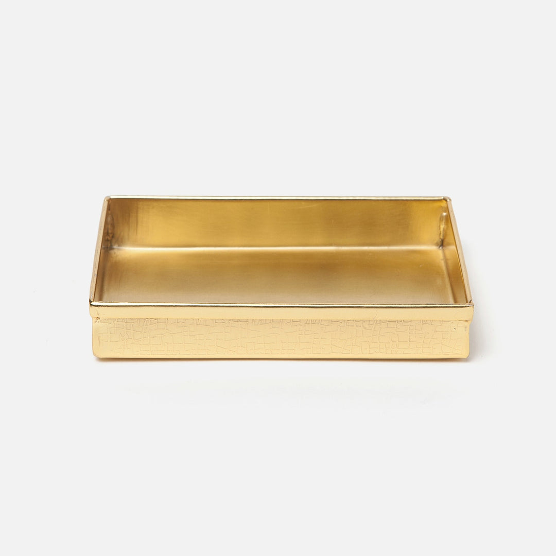 Tiset, Soap Dish, Rs, Gold, Etched Stainless Steel