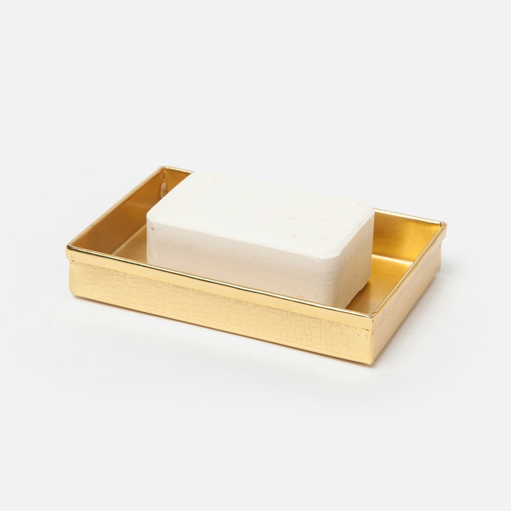 Tiset, Soap Dish, Rs, Gold, Etched Stainless Steel