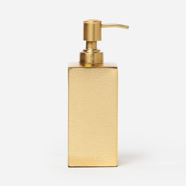 Tiset, Soap Pump, Ss, Gold, Etched Stainless Steel