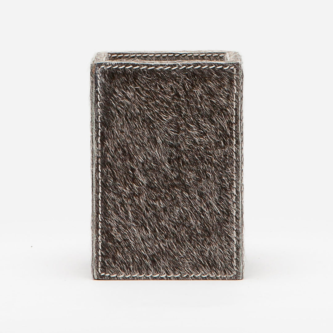 Umbra, Gray, Brush Holder, Square Straight, Hair-On-Hide