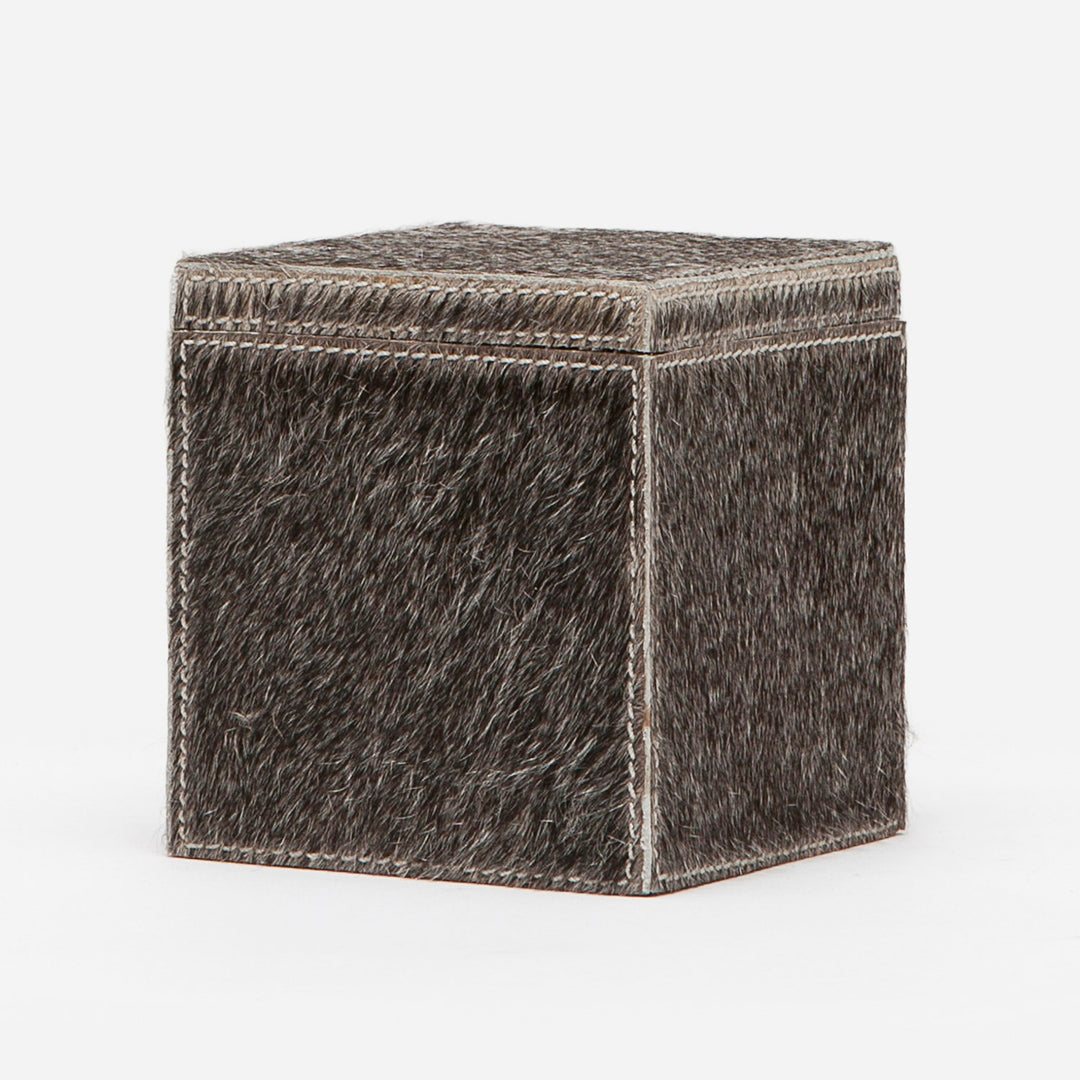 Umbra, Gray, Canister, Square Straight, Hair-On-Hide