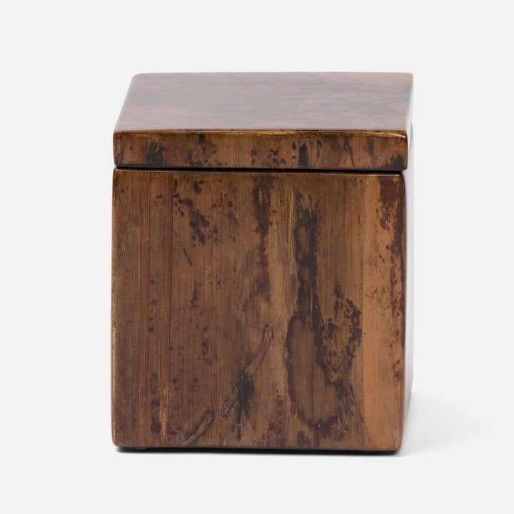 Varadero, Dark Stain, Canister, Square Straight, Banana Leaf