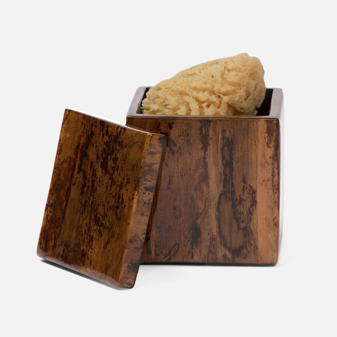 Varadero, Dark Stain, Canister, Square Straight, Banana Leaf