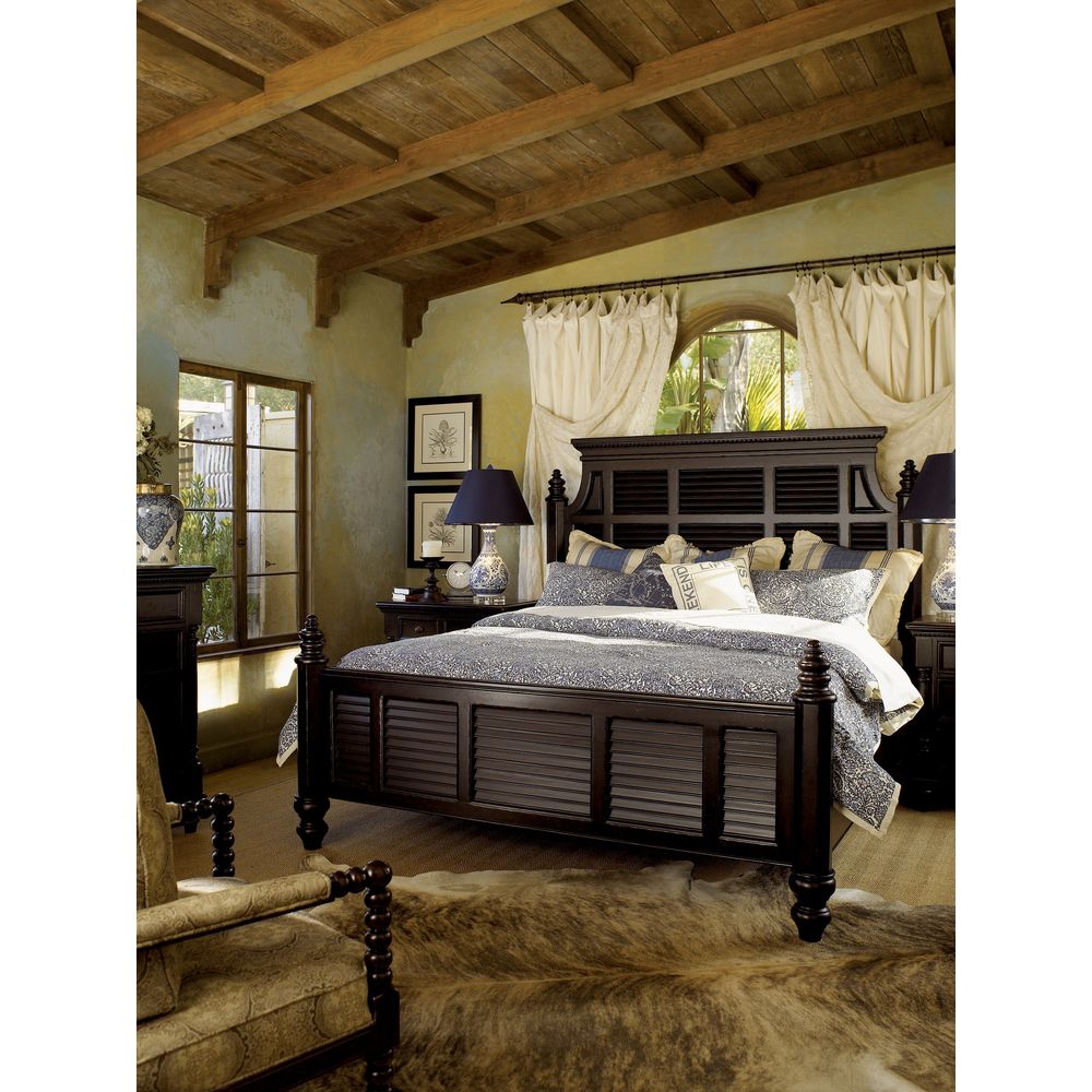 Beds Malabar Panel Bed 6/6 King - Tamarind